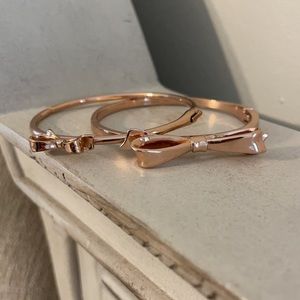 Kate spade bangle bow bracelets